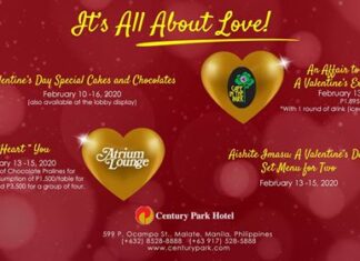 It’s All About Love at Century Park Hotel
