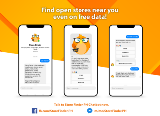 Store Finder PH launches Facebook chatbot for free mobile internet users