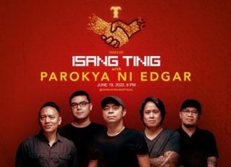Tanduay Stages Online Concert With Parokya ni Edgar This June 19