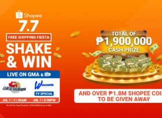 Catch the Shopee 7.7 Shake and Win TV Special on GMA’s Wowowin and Eat Bulaga to Win Over ₱2 Million Worth in Prizes