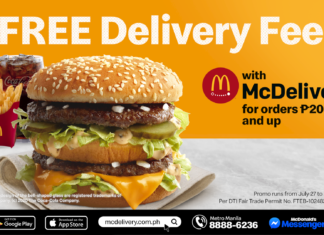 Get Your McDonald’s Favorites with FREE Delivery Fee!