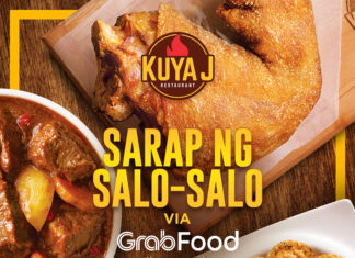 Get PHP 150 off your Kuya J salo-salo at home via GrabFood