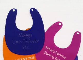 Elevate your baby’s cuteness with these customized statement bibs