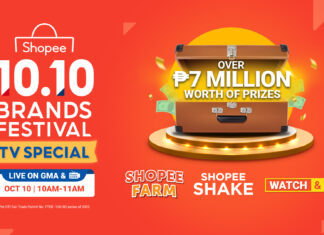Catch the Shopee 10.10 Brands Festival TV Special on GMA and Win a Total of ₱7 Million Worth of Prizes