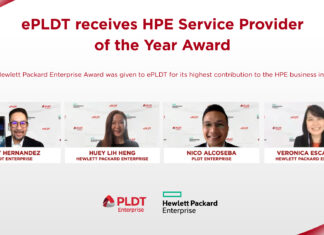 ePLDT receives HPE Service Provider of the Year Award