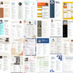 Canva offers a wide variety of CV templates