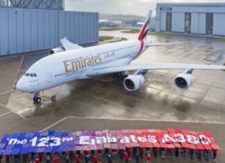 Emirates completes A380 fleet with 123rd delivery of iconic aircraft