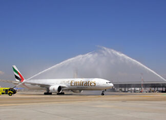 Emirates arrives in Tel Aviv