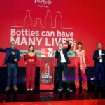 Coca-Cola Philippines executives and sustainability advocates during the May Ikabobote Pa launch