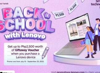 Back to School with Lenovo 2025: Get Up to ₱2,500 in Giftaway Vouchers with Select Lenovo Devices