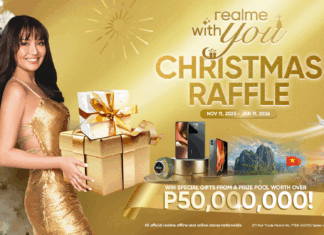 realme Gives Away Over P50 Million Worth of Prizes This Christmas — Including a Grand Travel-for-Two Getaway