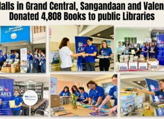 SM Malls in Grand Central, Sangandaan and Valenzuela Donated 4,808 Books to public Libraries