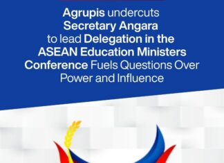 Agrupis undercuts Secretary Angara to lead Delegation in the ASEAN Education Ministers Conference Fuels Questions Over Power and Influence