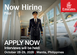 Emirates to hold its first pilot recruitment roadshow in Manila